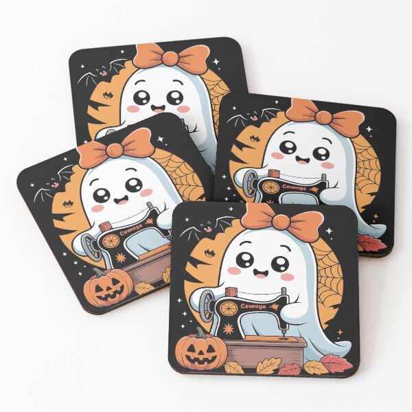 Item preview, Sewing Ghost Costume for Cute Quilting Halloween Ghost designed and sold by Libbysharts.