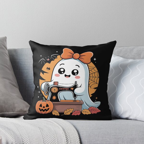 Item preview, Sewing Ghost Costume for Cute Quilting Halloween Ghost designed and sold by Libbysharts.