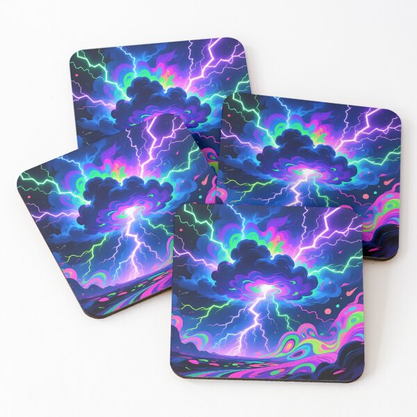 Item preview, Artistic view of a thunderstorms with lighting.  designed and sold by Nomad-Maynard.