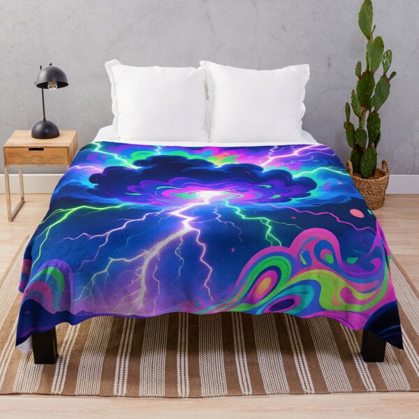 Item preview, Artistic view of a thunderstorms with lighting. designed and sold by Nomad-Maynard.