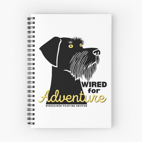 Item preview, Wired for Adventure Wirehaired Pointing Griffon Design - Funny WPG Dog Breed Lover Gift, Hunting Pointer Silhouette Graphic, Outdoor Canine Enthusiast Art, Wirehaired Bird Dog Pride Slogan designed and sold by traciwithani.