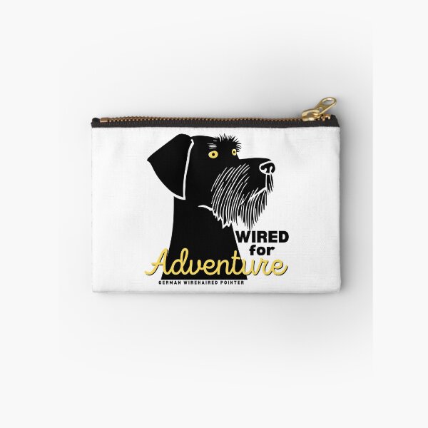 Item preview, Wired for Adventure German Wirehaired Pointer Design - Funny GWP Dog Breed Lover Gift, Hunting Pointer Silhouette Graphic, Outdoor Canine Enthusiast Art, Wirehaired Bird Dog Pride Slogan designed and sold by traciwithani.