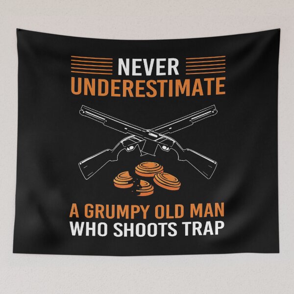 Item preview, Trap Shooting Humor A Grumpy Old Man Who Trap Shoots designed and sold by desuyomoskov7.