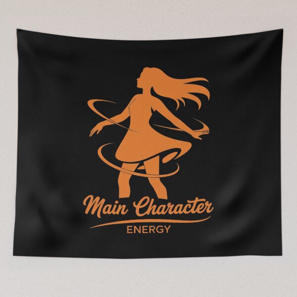 Item preview, Shirt Main Character Energy Dancing Silhouette Tee designed and sold by Libbysharts.