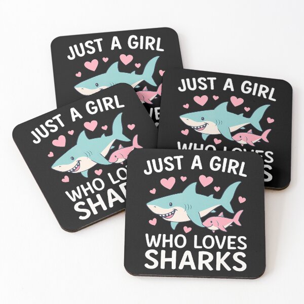 Item preview, Just A Girl Who Loves Sharks - Wildlife Sea Lover designed and sold by cordfried3h.
