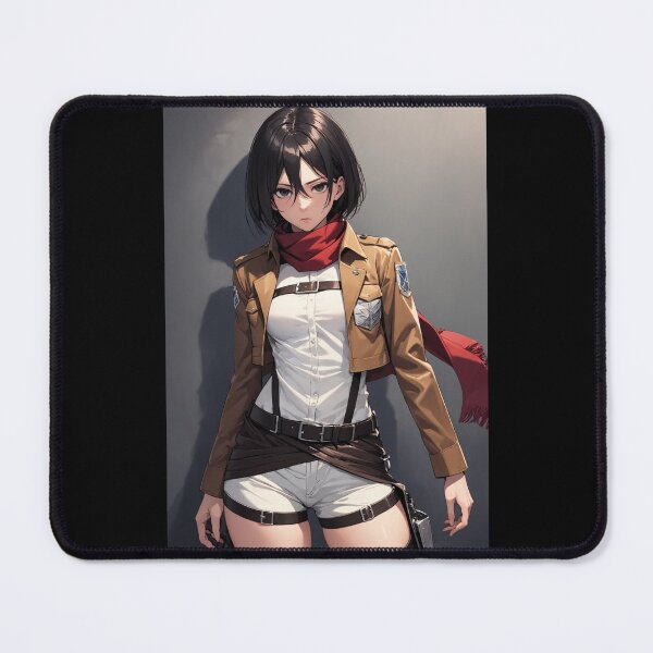 Item preview, Mikasa Ackerman - Attack on Titan Scout Regiment Anime Warrior Art designed and sold by iloveanimechibi.