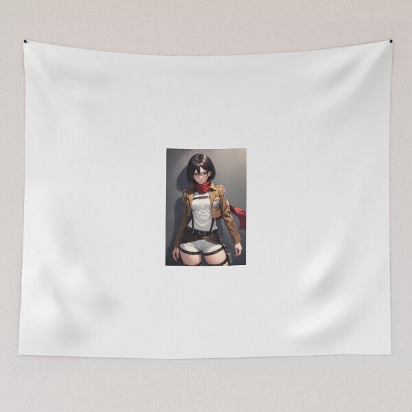 Item preview, Mikasa Ackerman - Attack on Titan Scout Regiment Anime Warrior Art designed and sold by iloveanimechibi.