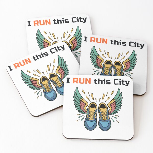 Item preview, I Run This City Running Shoes | Runner’s Motivation Apparel & Gift designed and sold by endurothreads.