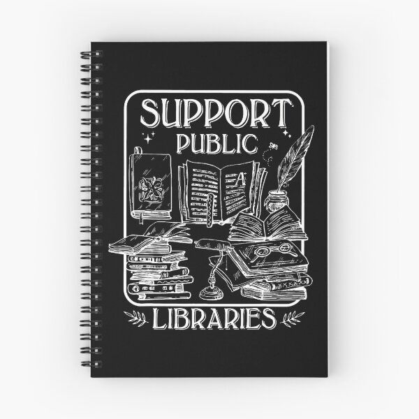 Item preview, Groovy Support Your Local Library Book Reader Lover Bookworm designed and sold by mischwpwarso.