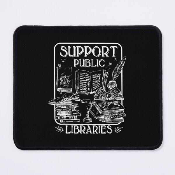 Item preview, Groovy Support Your Local Library Book Reader Lover Bookworm designed and sold by mischwpwarso.
