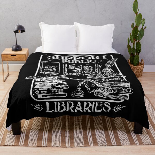 Item preview, Groovy Support Your Local Library Book Reader Lover Bookworm designed and sold by mischwpwarso.