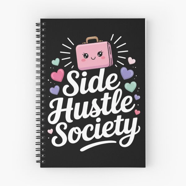 Item preview, Side Hustle Society Retro Briefcase Character designed and sold by Tatianamiobi.