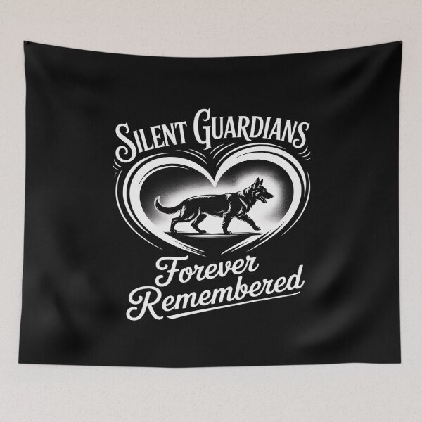 Item preview, Silent Guardians Forever Remembered Military K9 designed and sold by Tatianamiobi.