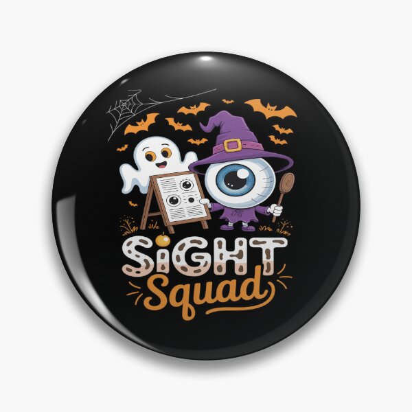 Item preview, Sight Squad Halloween Ghost and Eyeball Optometry designed and sold by Tatianamiobi.