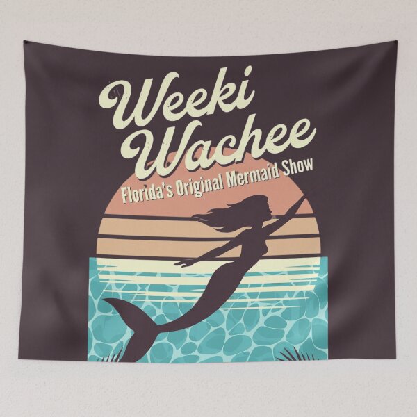 Item preview, Weeki Wachee Springs State Park Vintage Travel Art designed and sold by Nordic Echo.