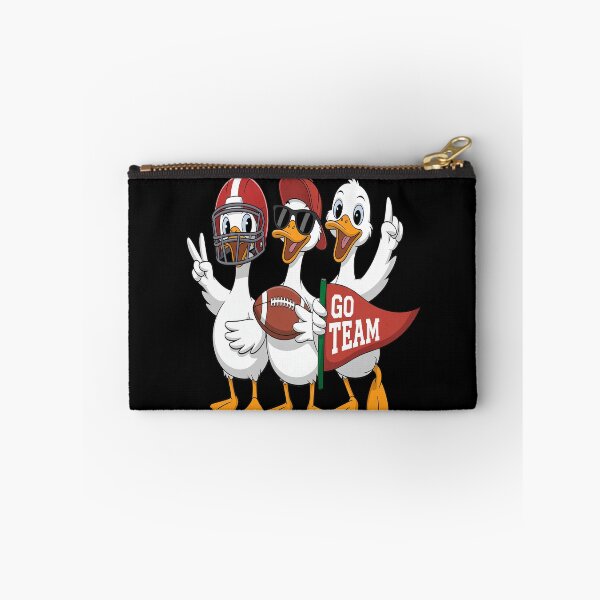 Item preview, Silly Goose Duck Football Game Day Go Cheer Red designed and sold by Tatianamiobi.