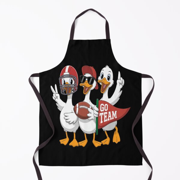 Item preview, Silly Goose Duck Football Game Day Go Cheer Red designed and sold by Tatianamiobi.