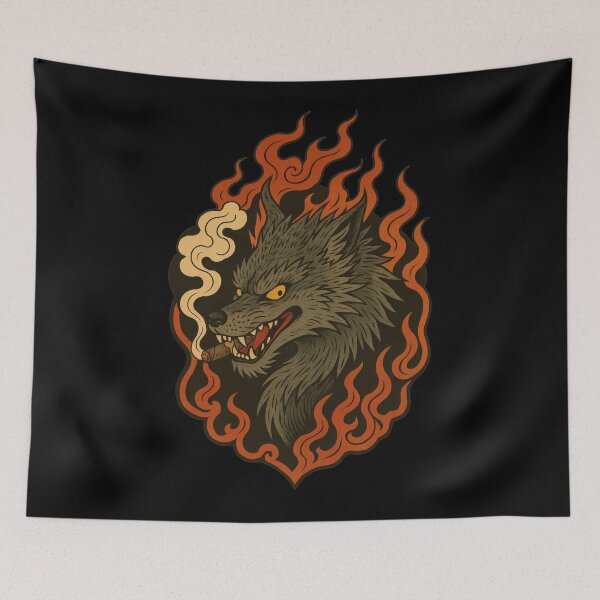 Item preview, Smoldering Wolf of Silent Fire designed and sold by EdvvinStudios.