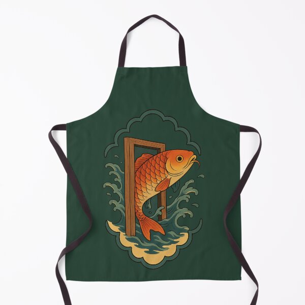 Item preview, Koi Crossing the Hidden Threshold designed and sold by EdvvinStudios.