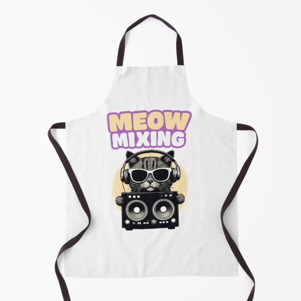 Item preview, Cute Cat DJ, Meow Mixing. designed and sold by Chippychips1.
