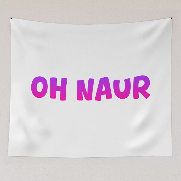 Item preview, Oh Naur, Pink designed and sold by Memes N Lore .