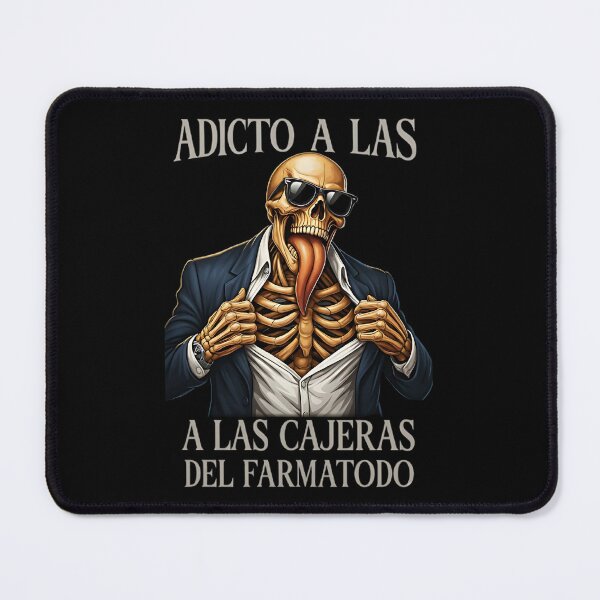 Item preview, Skeleton with Glasses: Addicted to Farmatodo Cashiers (Humorous) designed and sold by ITz Shop.