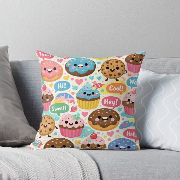 Item preview, Chatty Desserts – Cute Food Collage T-Shirt designed and sold by COYOTE.
