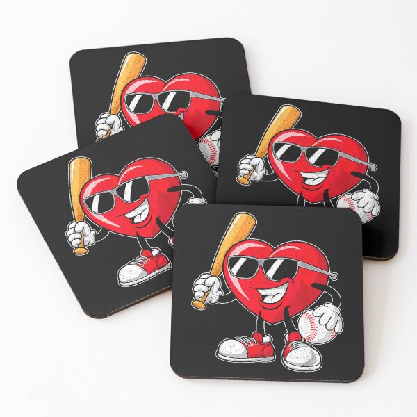 Item preview, Heart Baseball Player Funny Sports Lover designed and sold by MerchDeviant.
