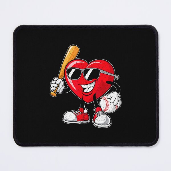 Item preview, Heart Baseball Player Funny Sports Lover designed and sold by MerchDeviant.
