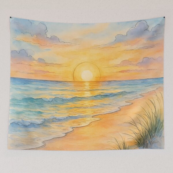 Item preview, Beach Sunrise designed and sold by GraphicsClub.