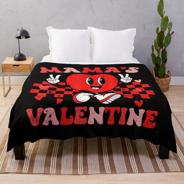 Artikelvorschau, Mamas Valentinsherz im Retro-Stil zum Valentinstag entworfen und verkauft von MerchDeviant.