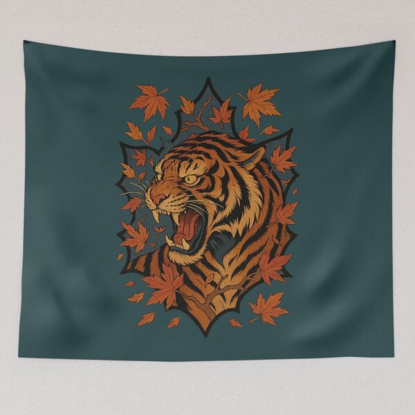 Item preview, Autumn Roar of Tiger Spirit designed and sold by EdvvinStudios.
