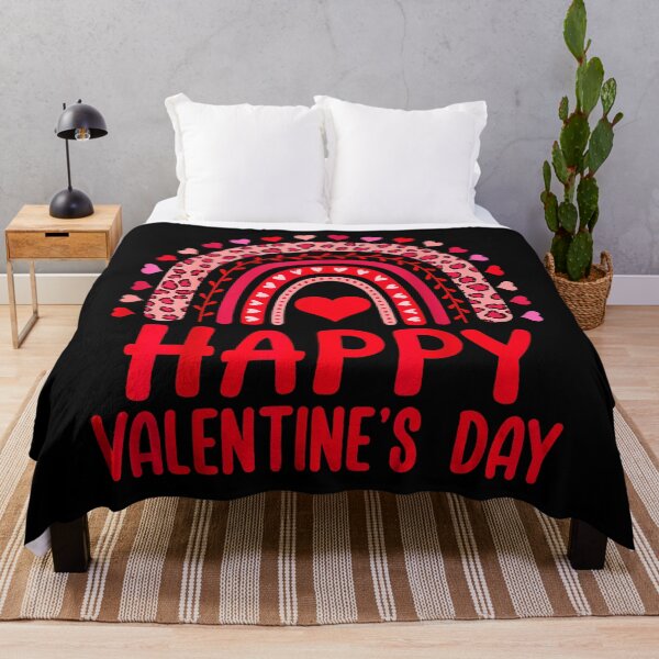 Item preview, Happy Valentine's Day Heart Rainbow Love designed and sold by MerchDeviant.