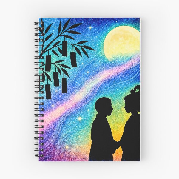 Item preview, 【GIFT】Tanabata Moon Kagee Silhouette Art designed and sold by KageArt-Studio.