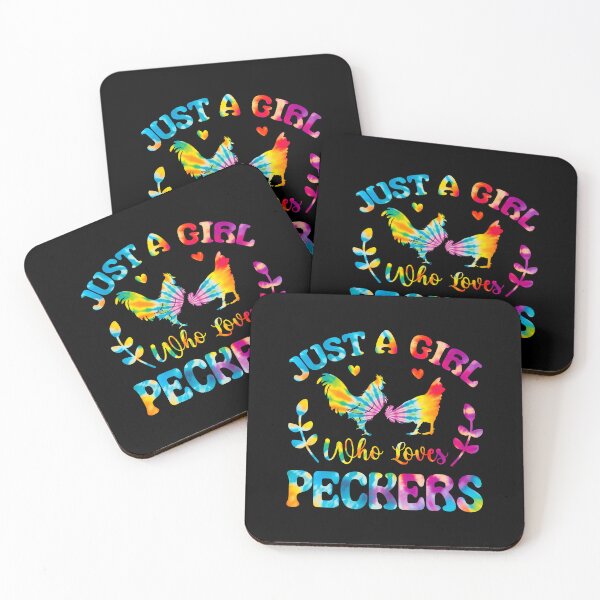 Item preview, Just A Girl Who Loves Peckers Chicken Tie Dye designed and sold by kallerqptart.