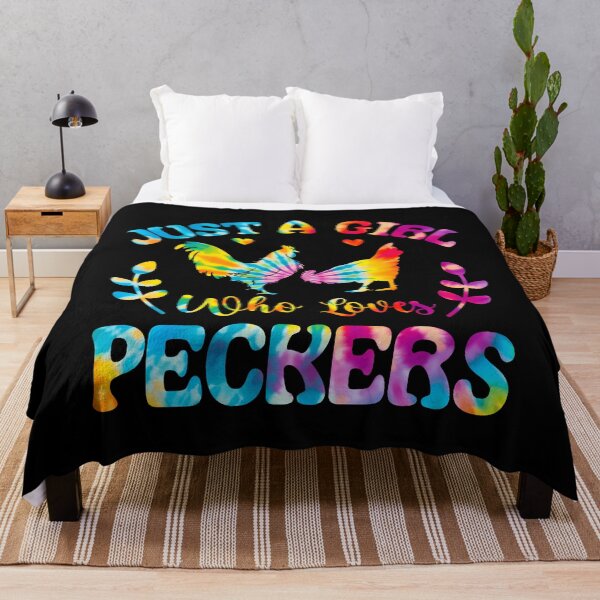 Item preview, Just A Girl Who Loves Peckers Chicken Tie Dye designed and sold by kallerqptart.