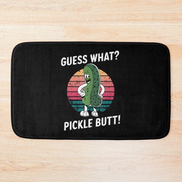 Item preview, Funny Cucumber Guess What Pickle Butt Meme Pickle Joke designed and sold by heupelipocko.