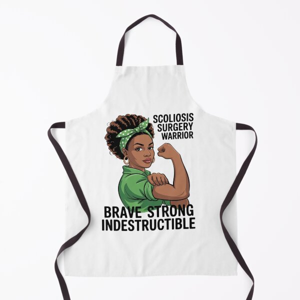 Item preview, Black Girl Awareness Scoliosis Surgery Warrior designed and sold by Rrettgison.