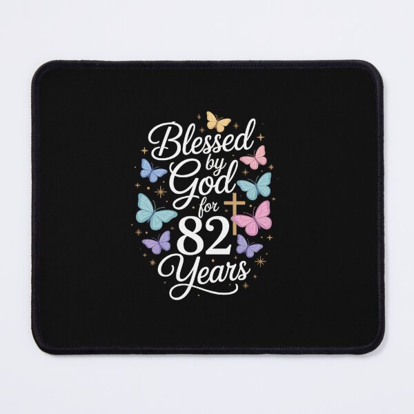 Item preview, Blessed By God For 82 Year Butterfly Christian 82nd Birthday designed and sold by Rrettgison.