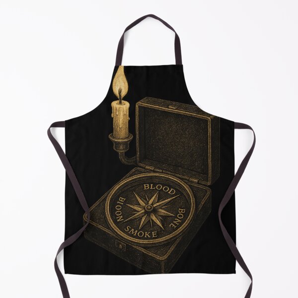 Item preview, Occult Compass with Candle – Blood Bone Smoke Ritual designed and sold by Mouraludia.