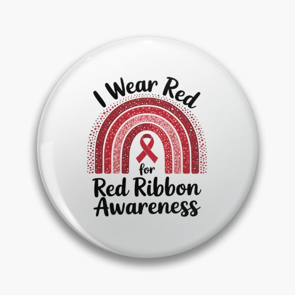 Item preview, Bleached We Wear Red For Red Ribbon Week Awareness Rainbow designed and sold by Rrettgison.