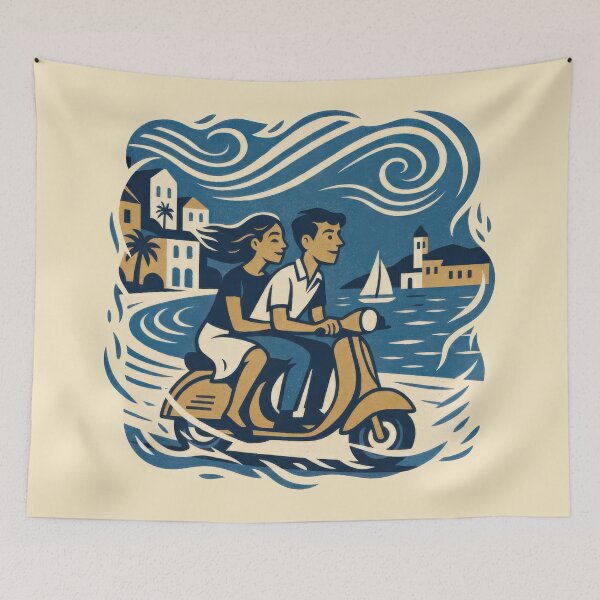 Item preview, Two Hearts Riding One Breeze designed and sold by EdvvinStudios.