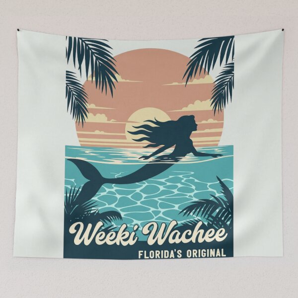 Item preview, City of Mermaids Weeki Wachee Retro Aesthetic designed and sold by Nordic Echo.