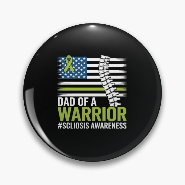 Item preview, Dad Of A Scoliosis Warrior Dad US Flag Scoliosis Dad designed and sold by Rrettgison.