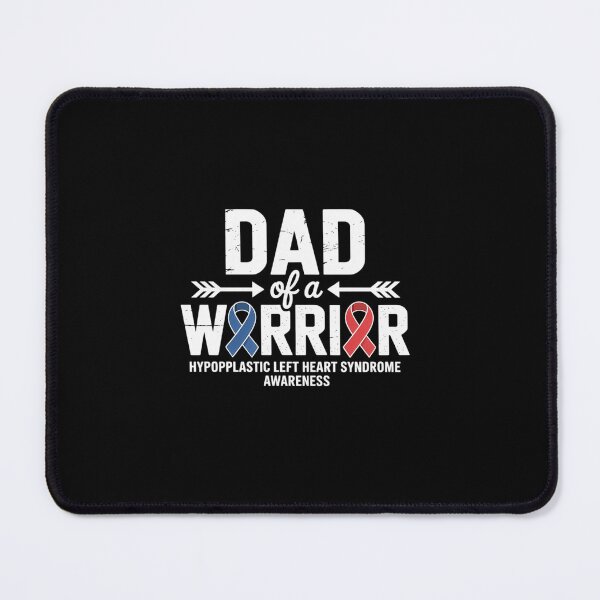 Item preview, Dad Of A Warrior Red & Blue Ribbon HLHS Awareness designed and sold by Rrettgison.