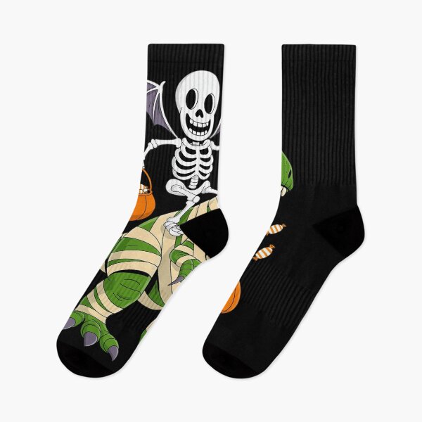 Item preview, Skeleton Riding Mummy Dinosaur T rex Halloween Pumpkin Gifts designed and sold by HORIZBoutique.