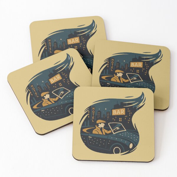 Item preview, Night Drive Through Neon Silence designed and sold by EdvvinStudios.