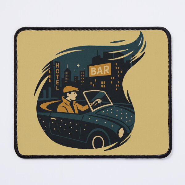 Item preview, Night Drive Through Neon Silence designed and sold by EdvvinStudios.