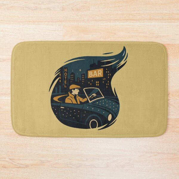 Item preview, Night Drive Through Neon Silence designed and sold by EdvvinStudios.