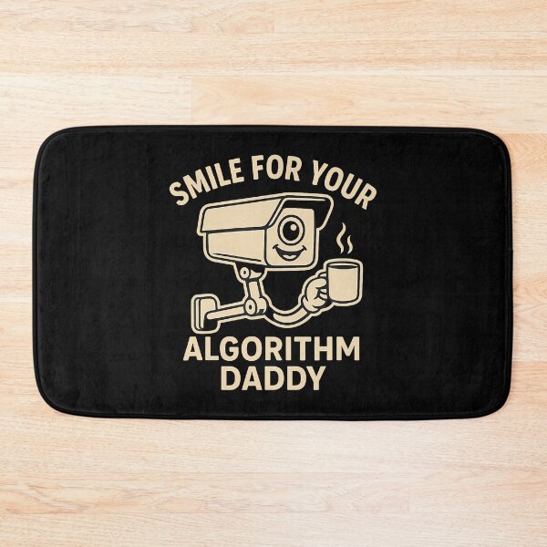 Item preview, Smile For Your Algorithm Daddy - Fun Cartoon Security Camera designed and sold by bambiai.